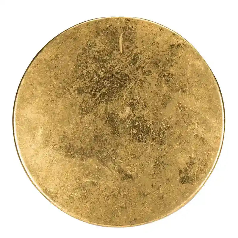30 Inch Gold Leaf Bar Stool - 18Wx18Dx30H