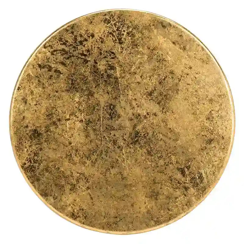 30 Inch Gold Leaf Bar Stool - 18Wx18Dx30H