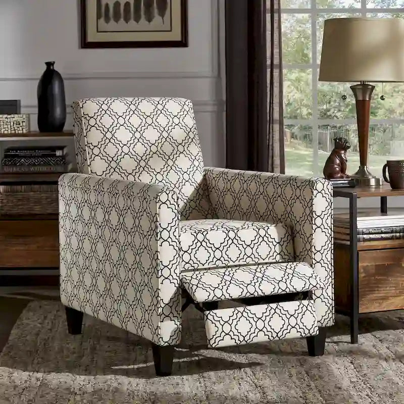 Fabric Push Back Recliner