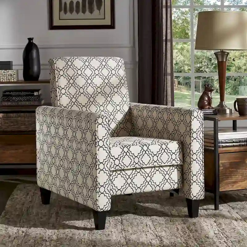 Fabric Push Back Recliner