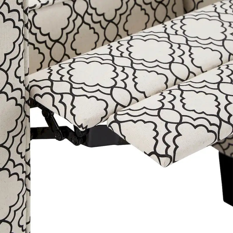 Fabric Push Back Recliner