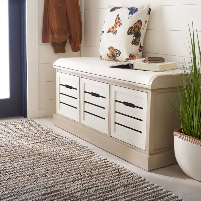 3-Drawer Cushion Bench - 42Wx15Dx20H