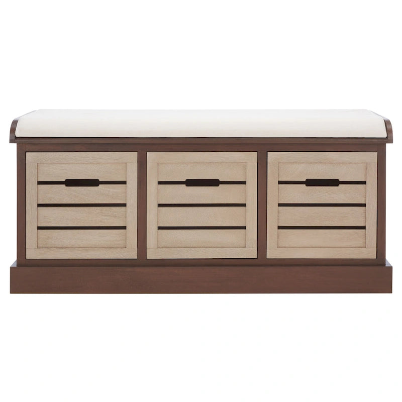 3-Drawer Cushion Bench - 42Wx15Dx20H