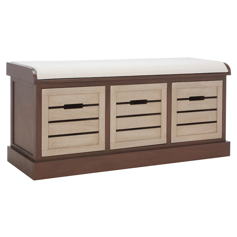 3-Drawer Cushion Bench - 42Wx15Dx20H
