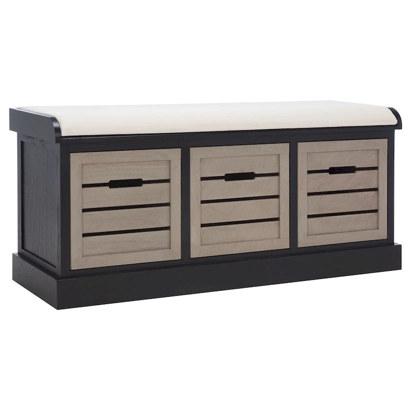 3-Drawer Cushion Bench - 42Wx15Dx20H
