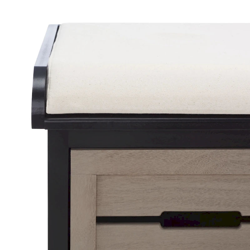 3-Drawer Cushion Bench - 42Wx15Dx20H