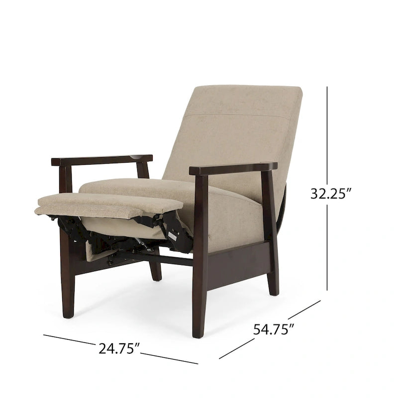 Upholstered Pushback Recliner