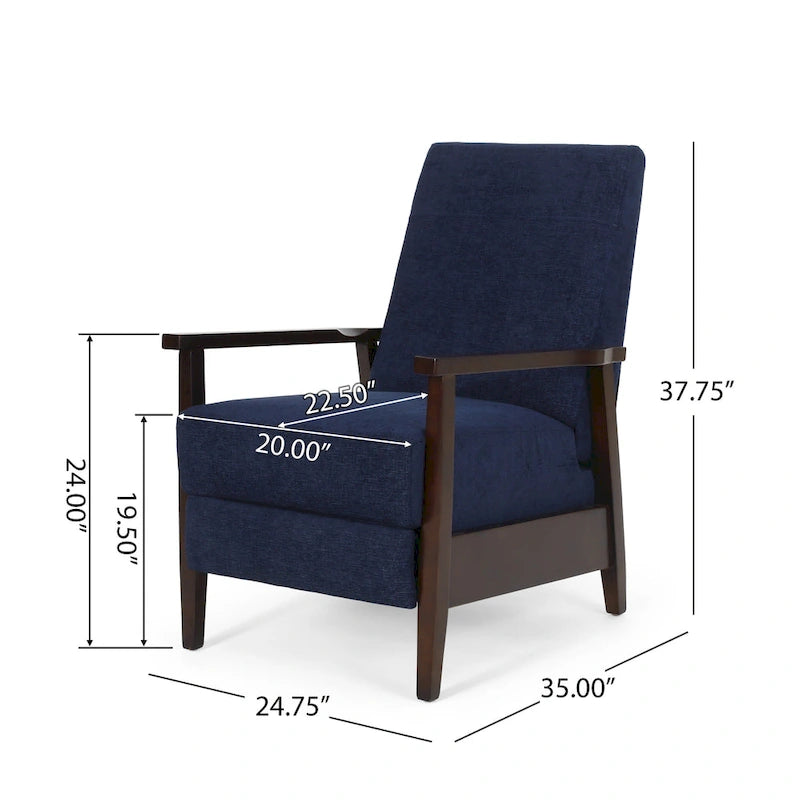 Upholstered Pushback Recliner