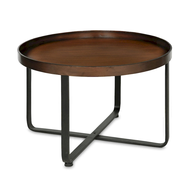 Round Modern Coffee Table - 28 Diameter