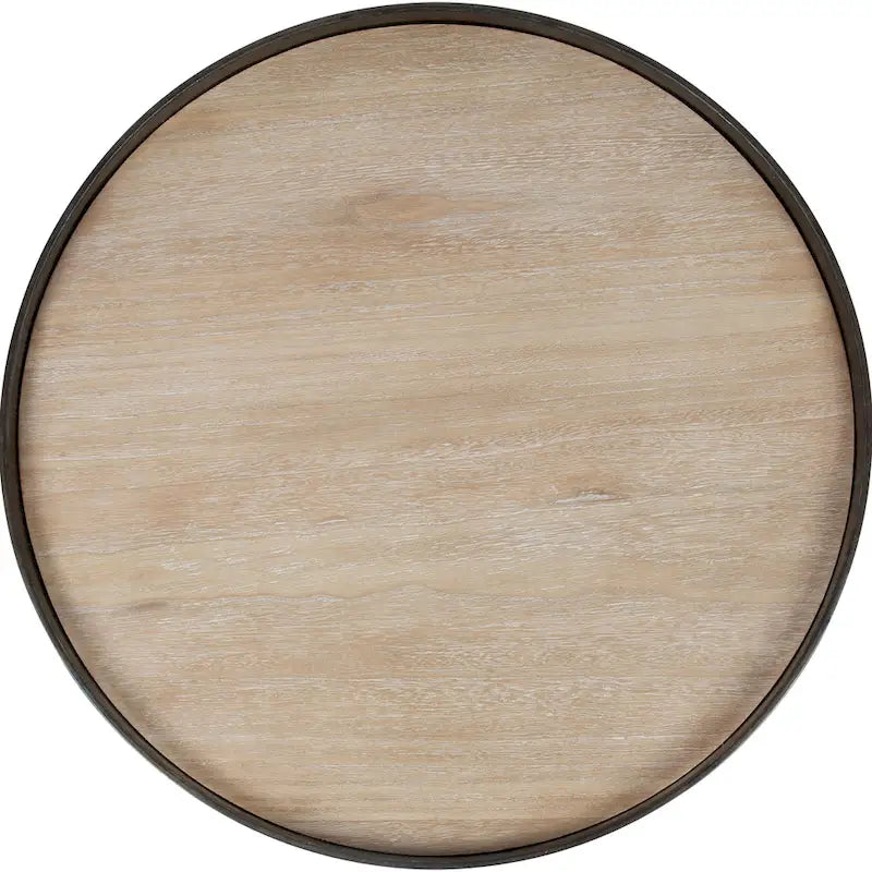 Round Modern Coffee Table - 28 Diameter