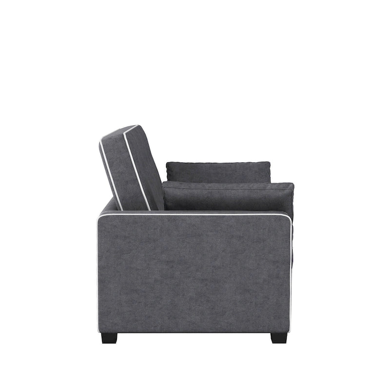 Morrison Full Convertible Loveseat with Finger Guard Protection