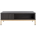 2-Door Storage Coffee Table - 44Wx21Dx15H