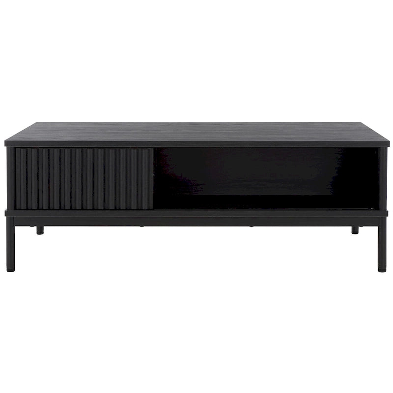 2-Door Storage Coffee Table - 44Wx21Dx15H