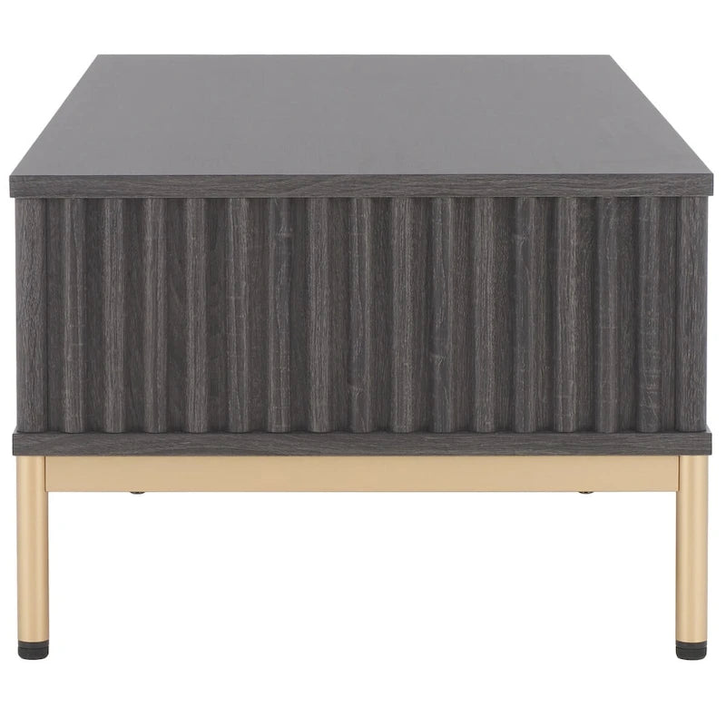 2-Door Storage Coffee Table - 44Wx21Dx15H