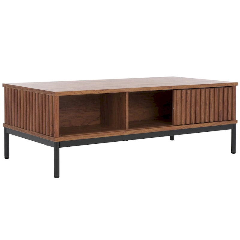 2-Door Storage Coffee Table - 44Wx21Dx15H