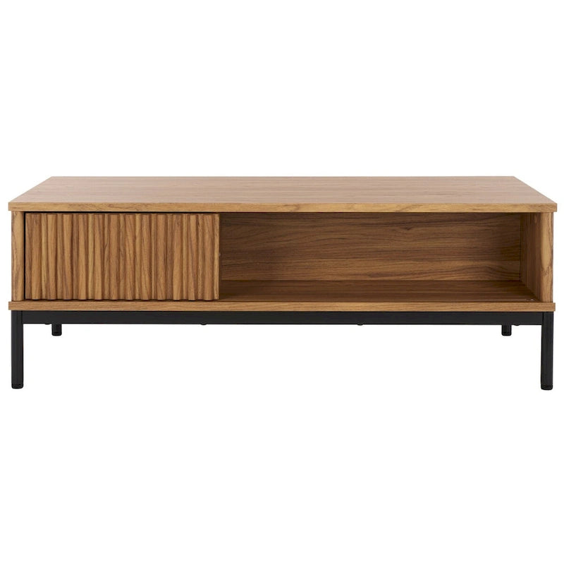 2-Door Storage Coffee Table - 44Wx21Dx15H
