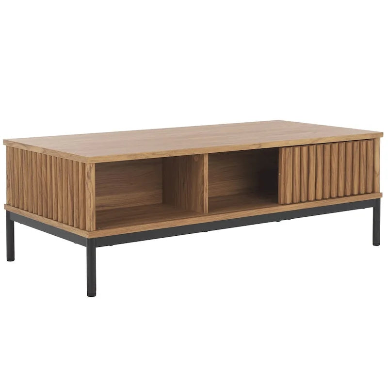 2-Door Storage Coffee Table - 44Wx21Dx15H