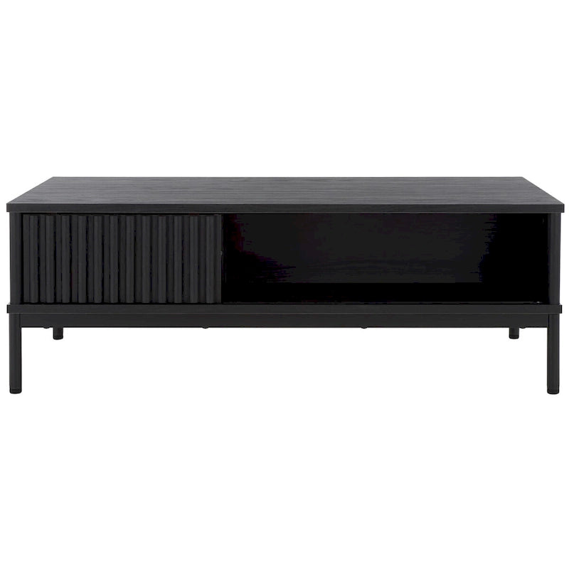 2-Door Storage Coffee Table - 44Wx21Dx15H