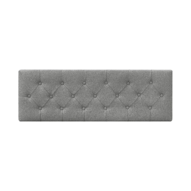 Mid-Century Modern Upholstered Storage Ottoman with Button Tufting