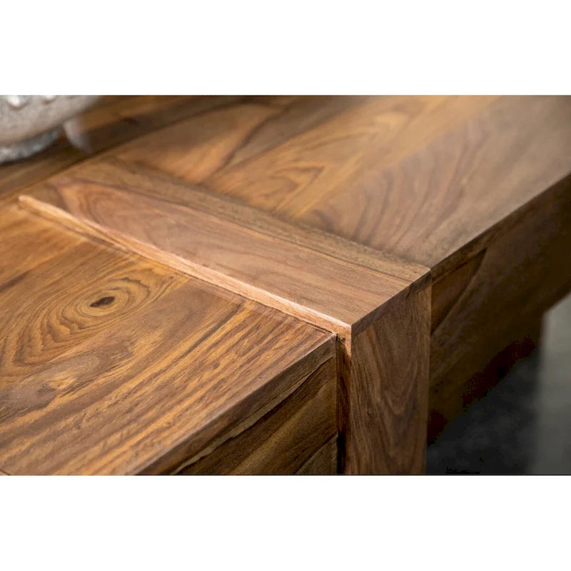 Natural Sheesham Wooden Square Coffee Table