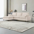 L-Shaped Upholstered Sofa with Chaise