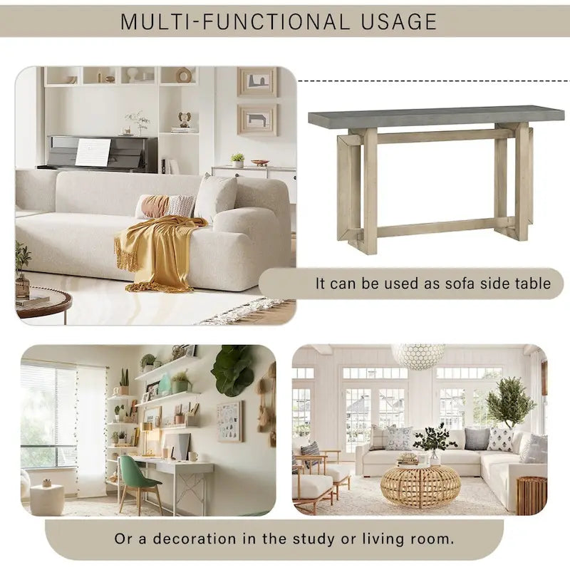 Contemporary Console Table Entryway Table for Living Room