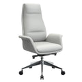 Summit High-Back Leather Office Chair with Swivel and Tilt