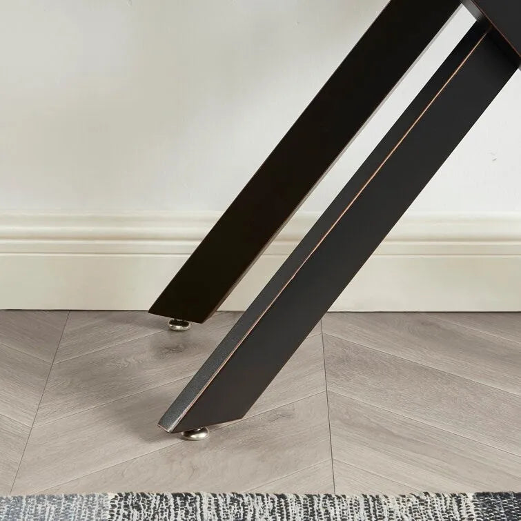 45.3 Glass Top Console Table